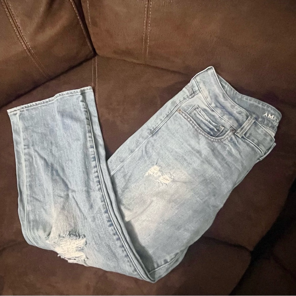 American Eagle Outfitters Women's Denim Straight Leg Jeans